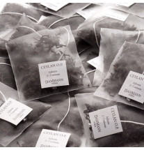 Thé Noir Ceylan OP Boîte 50 sachets Cristal Dammann Frères