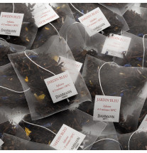 Thé Noir Jardin Bleu Boîte 25 sachets Cristal Dammann Frères