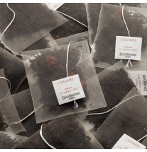 Thé Noir Caramel Boîte 25 sachets Cristal Dammann Frères