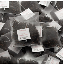 Thé Noir Vanille Boîte 25 sachets Cristal Dammann Frèresb