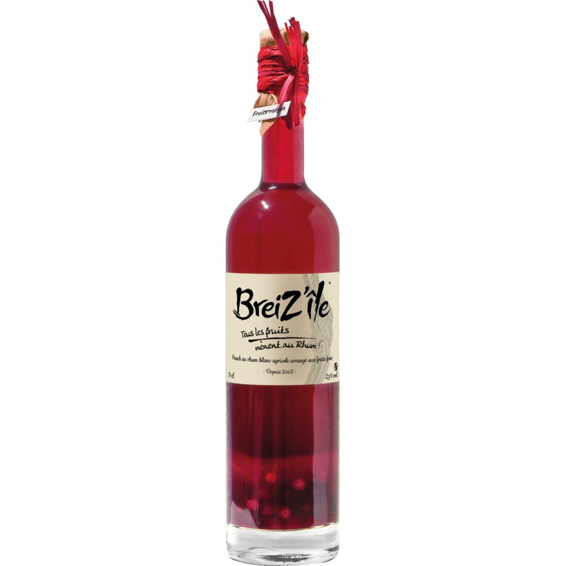 RHUM ARRANGE FRUITS ROUGES- BREIZ'ÎLE- 70 CL RHUM ARRANGE FRUITS ROUGES- BREIZ'ÎLE- 70 CL