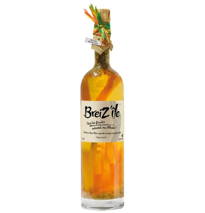 RHUM ARRANGE PASSION CITRON VERT- BREIZ'ÎLE- 70 CL