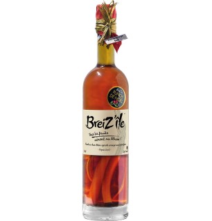RHUM ARRANGE ANANAS ORANGE CAFE- BREIZ'ÎLE- 70 CL