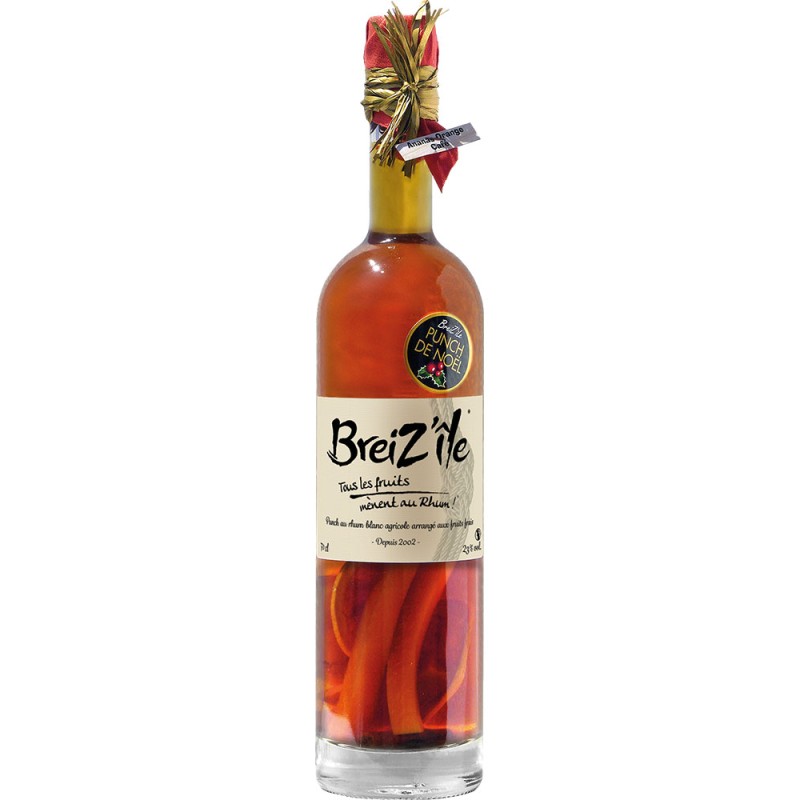 RHUM ARRANGE ANANAS ORANGE CAFE- BREIZ'ÎLE- 70 CL RHUM ARRANGE ANANAS ORANGE CAFE- BREIZ'ÎLE- 70 CL