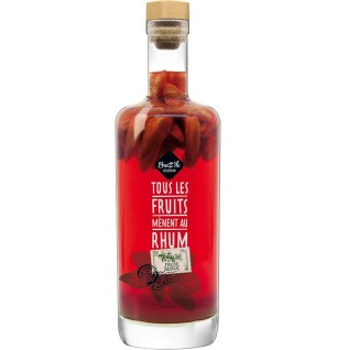 RHUM ARRANGE-FRAISE BASILIC-  BREIZ'ILE- 70CL