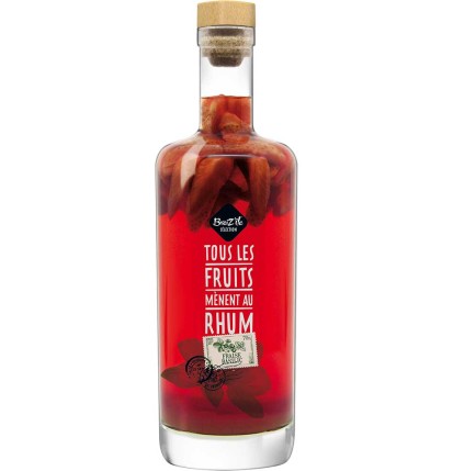 RHUM ARRANGE-FRAISE BASILIC-  BREIZ'ILE- 70CL
