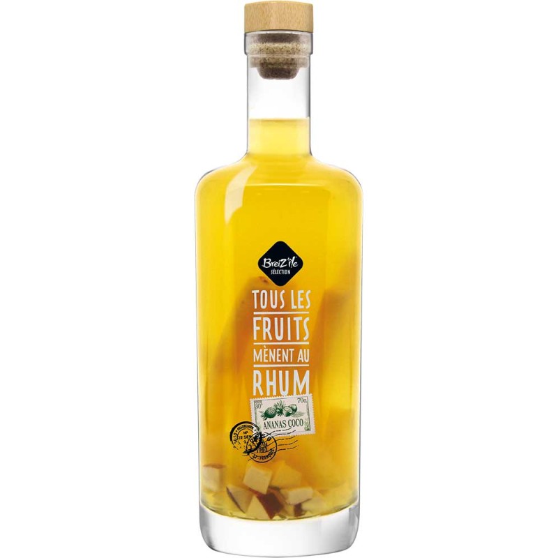 RHUM ARRANGE-ANANAS COCO- BREIZ'ILE- 70 CL RHUM ARRANGE-ANANAS COCO- BREIZ'ILE- 70 CL