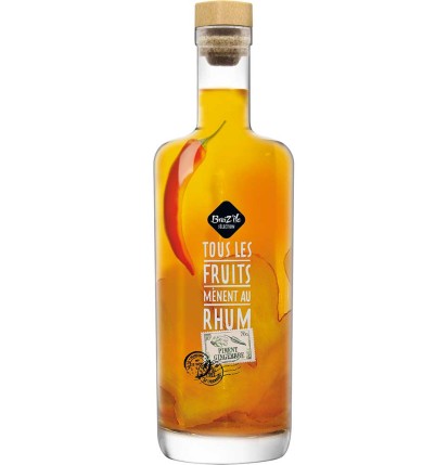 RHUM ARRANGE-PIMENT GINGEMBRE-  BREIZ'ILE- 70 CL