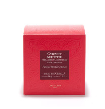 Infusion Carcadet Nuit d'Eté Boîte 20 sachets Cristal Dammann Frères