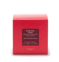 Infusion Carcadet Samba Boîte 20 sachets Cristal Dammann Frères