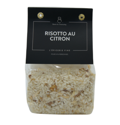 Risotto au citron sachet de 250g Baron & Chassains 1001 Huiles