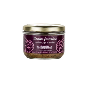 Terrine forestière aux bolets, cèpes et morillons 180g - Châtel Gourmet