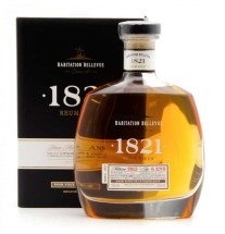 Rhum Vieux- Habitation Bellevue 1821- Millésime 2015- 6 ans